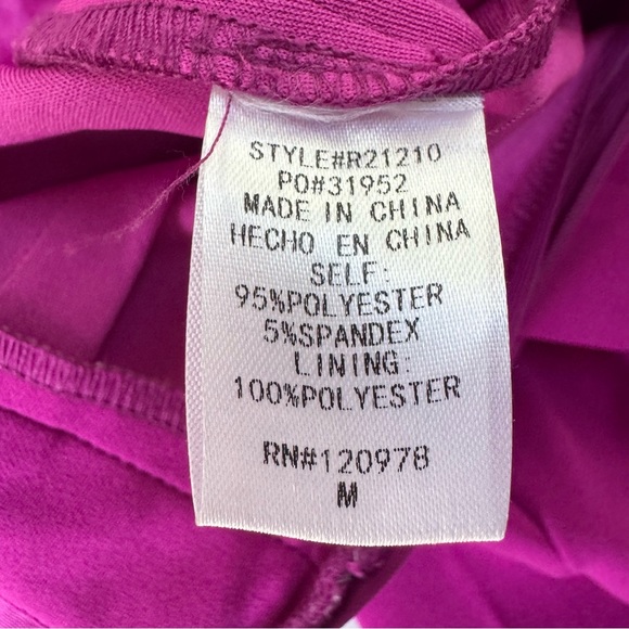 Entro Magenta Ruffle Sleeve Jumpsuit - Picture 7 of 12